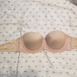 Strapless Wonderbra strapless 34b nude Like New!
